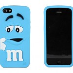 Aolevia Chouette Iphone 4/4S Silicone Coque Housse Case Protection (Bleu)