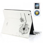 HooToo® - Etui de protection pour Apple iPad 2 et iPad 3 et ipad 4 avec fonction Smart Cover /fonction réveille et mise en veille, Position du support ajustable, blanc